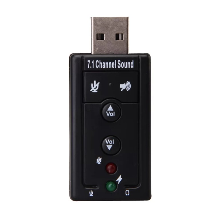 Mini USB 2 3D Virtual 12Mbps Audio Sound Card Adapter