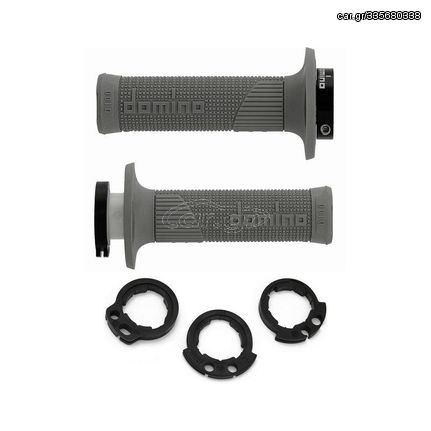 Χειρολαβες Ζευγος Mx (D100) D-Lock Γκρι Lock On Grips D10046C5200A9-0 | Domino