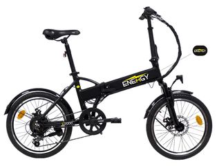 Energy '23  Ηλεκτρικό Ποδήλατο Energy E2300 Σπαστό 20" Μαύρο