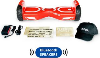 Skateboard -Waveboard Nilox 2023 NILOX BLUETOOTH DOCK 2 HOVERBOARD RED/WHITE-thumb-1
