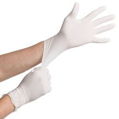 Γάντια Latex Αποστειρωμένα Με Πούδρα Ζεύγος No 8