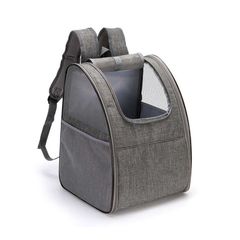 BACKPACK-ΤΣΑΝΤΑ ΜΕΤΑΦΟΡΑΣ ΚΑΤΟΙΚΙΔΙΩΝ ΜΕ ΔΙΑΤΡΗΤΑ ΑΝΟΙΓΜΑΤΑ(34x28x42cm)