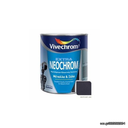 NEOCHROM EXTRA 24M ΜΑΥΡΟ ΜΑΤ 375ML