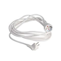 Eurolamp 147-13016 Μπαλαντέζα Προέκταση Καλωδίου με Μήκος 3m Διατομής 3x1.5mm² Λευκή