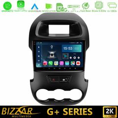 Bizzar G+ Series Ford Ranger 2012-2016 8core Android12 6+128GB Navigation Multimedia Tablet 9″