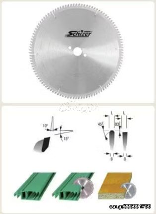 Schizer 156701 Δίσκος Κοπής Αλουμινίου για Μηχανές Special Δόντι Λεπτά Προφίλ 250 mm
