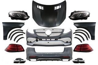 Body Kit για Mercedes M-Class W166 (2012-2015) Μετατροπή σε GLE