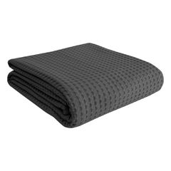 Πικέ μονή waffle Art 1990 Stone διαστάσεων 170x240cm σε ανθρακί χρώμα