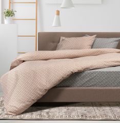 Κουβερλί υπέρδιπλο Ginger Αrt 12061 διαστάσεων 230x250cm εμπριμέ