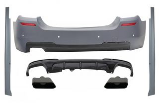 Πίσω προφυλακτήρας & μασπιέδες με διαχύτη για BMW Σειρά 5 F10 (2011-2017) M-Performance Design