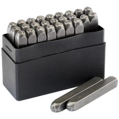 Draper A-Z Letter Stamp Set Letter Height 3/16''