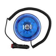 GloboStar® 85158 PRO Series Φάρος Σήμανσης Οχήματος Αστυνομίας 6 Προγραμμάτων Φωτισμού STROBE LED 20W DC 10-30V Αδιάβροχος IP65 Μπλε-thumb-3