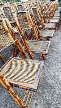 Καρέκλες Bamboo πτυσσόμενες 