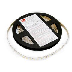 LED ταινία 5m 24VDC 9,6W/m με θερμό λευκό φως 2700K 2835 120LED/m IP20