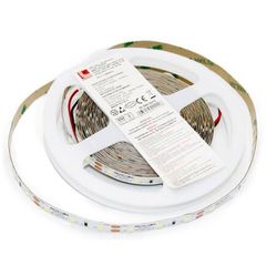 LED ταινία 5m αυτοκόλλητη 12VDC 7.2W/m 2835 60LED/m ψυχρό φως 6500Κ στεγα΄νη IP54