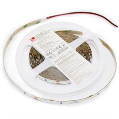 Ταινία led λευκή αυτοκόλλητη 5m 24VDC 7.2W/m με ψυχρό φως 6500K 2835 60LED/m IP54