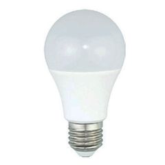 Λάμπα LED αχλάδι με ντουί Ε27 9W με θερμό λευκό φως και φωτοκύτταρο μέρας - νύχτας