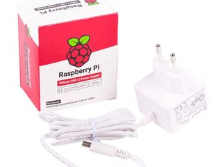 Raspberry Pi 4 Official μετασχηματιστής στα 3A (15,3W) USB-C (Άσπρος)