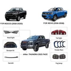 Toyota Hilux 2015-2020 (Revo,Rocco) Body Kit Toyota Tundra 2021