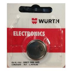 Wurth Μπαταρία Λιθίου CR2025 3V