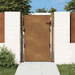Πόρτα Κήπου 100x125 εκ. από Ατσάλι Corten 153204