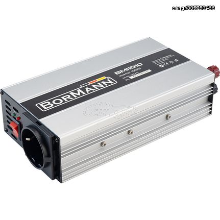 Bormann Inverter Αυτοκινήτου BMI1010 1000W για Μετατροπή 12V DC σε 220V AC με 1xUSB