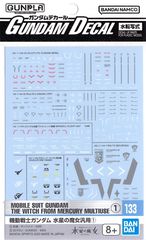 THE WITCH FROM MERCURY - Gundam Decal 133 - Model Kit