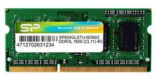 SILICON POWER Μνήμη DDR3L SODimm , 4GB, 1600MHz, PC3L-12800, CL11, 1.35v SP004GLSTU160N02 id: 23895