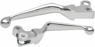 Κωδ.252931 DRAG SPECIALTIES μανέτα συμπλέκτη Wide Blade αλουμινένια 07-0541V-C ασημί τηλ.215-215-8211