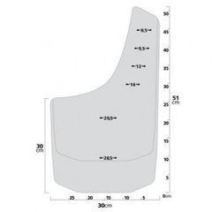 ΛΑΣΠΩΤΗΡΕΣ SPLASH-GUARDS MUD-MAX 4X4 SIZE 2 30x51cm 2ΤΕΜ.-thumb-1