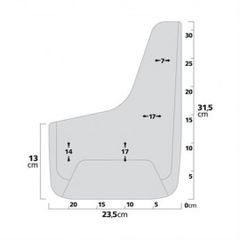 ΛΑΣΠΩΤΗΡΕΣ SPLASH-GUARDS UNIVERSAL (L) 26x37cm 2ΤΕΜ.-thumb-2
