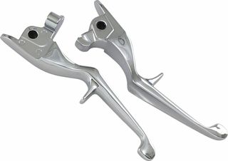 Κωδ.253433 KURYAKYN ζευγάρι μανέτες φρένου συμπλέκτη Trigger KUR1981 ασημί τηλ.215-215-8211