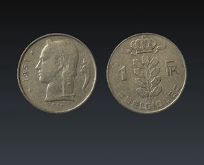 Belgium coin - 1951 - 1 franc