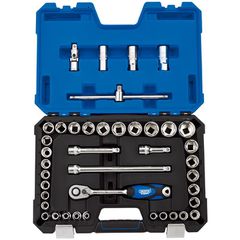 Draper Metric & Inch 1/2” Sockets & Ratchet Set  (41 Pieces)