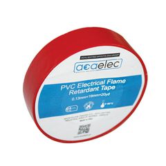 Μονωτική ταινία PVC ACAELEC σε κόκκινο χρώμα 0.13mmx19mmx20yds