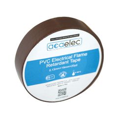 Μονωτική ταινία PVC ACAELEC σε καφέ χρώμα 0.13mmx19mmx20yd