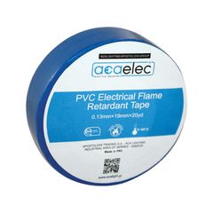 Μονωτική ταινία PVC ACAELEC σε μπλε χρώμα 0.13mmx19mmx20yds