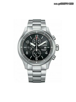 Ρολόι χειρός χρονογράφου Citizen Eco-Drive Super Titanium CA0810-88E