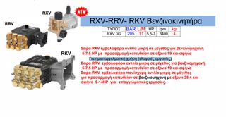 Πλυστική αντλία RXV - RRV - RKV Βενζινοκινητήρα RXV 3G