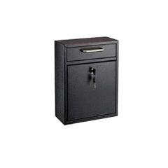 BORMANN BMB1103 Γραμματοκιβώτιο Μ27xΠ12xΥ30.5cm,Μαύρο - BMB1103