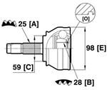 ΜΠΙΛΙΟΦΟΡΟΣ ALFA ROMEO 145/146/156 1.9JTD