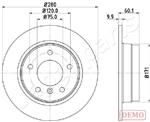 ΔΙΣΚΟΠΛΑΚΕΣ BMW 3 (E36) 90'- ΟΠΙΣΘΙΕΣ