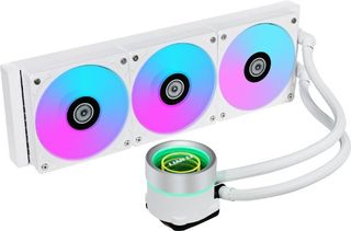 Lian Li Galahad Ii Trinity 360 White - Aio Gpu Liquid Cooler With Argb Fans - (G89.GA2T36W.00)