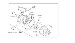 ΟΡΙΝΓΚ ΤΡΙΣΙΜΠΙΤΕΡ NISSAN ALMERA N15 95-00, PRIMERA P10-P11 90-02, 100 NX B13 90-94,PULSAR 86-00,SENTRA 88-00,SUNNY 86-95,VANETTE CARGO 94-01-thumb-1
