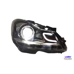 MERCEDES C CLASS W204 2011-2014 FULL LED ΕΜΠΡΟΣ ΦΑΝΑΡΙΑ-thumb-6