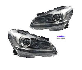 MERCEDES C CLASS W204 2011-2014 FULL LED ΕΜΠΡΟΣ ΦΑΝΑΡΙΑ-thumb-7