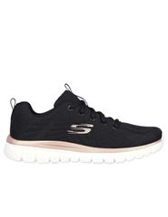 Skechers Graceful Get Connected 12615/BKRG Γυναικεία Αθλητικά Παπούτσια Running Μαύρα