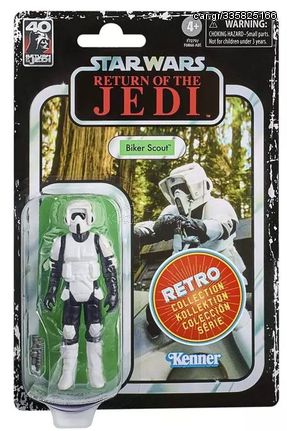 Hasbro Fans - Disney Star Wars: Return of the Jedi Retro Collection - Biker Scout Action Figure (10cm) (F7279)