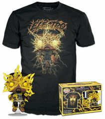 Funko Pop! Tee (Adult): Spider-Man No Way Home S3 - Electro (Glows in the Dark) Vinyl Figure T-Shirt (M)
