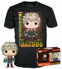 Funko Pop!  Tee (Adult): My Hero Academia - Katsuki Bakugo (Metallic) (Special Edition) Vinyl Figure  T-Shirt (XL)